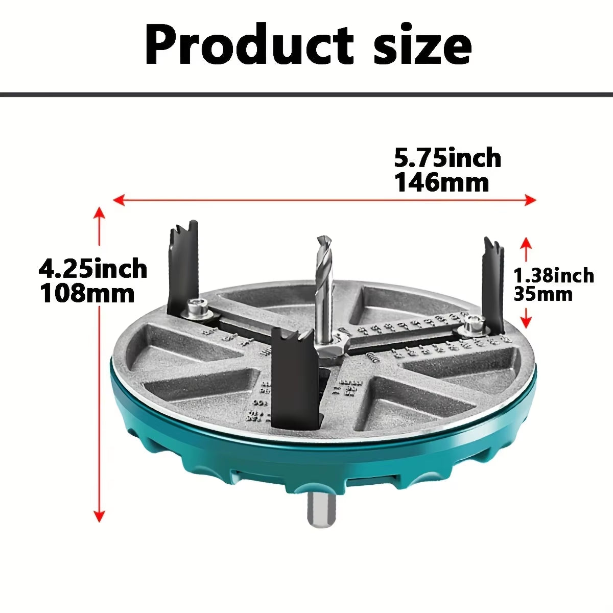 Adjustable Multifunctional Universal Hole Opener Diameter Woodworking Hole Adjustable Opener Diameter Hole Saw 45Mm-130Mm